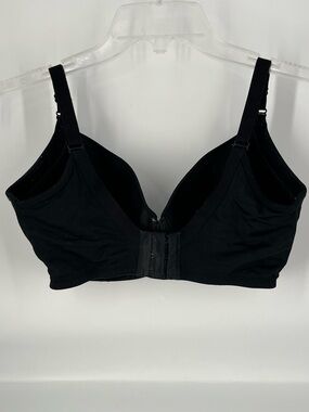 Modern Movement Underwire Full-Coverage Black Support Bra in Black 32 DD